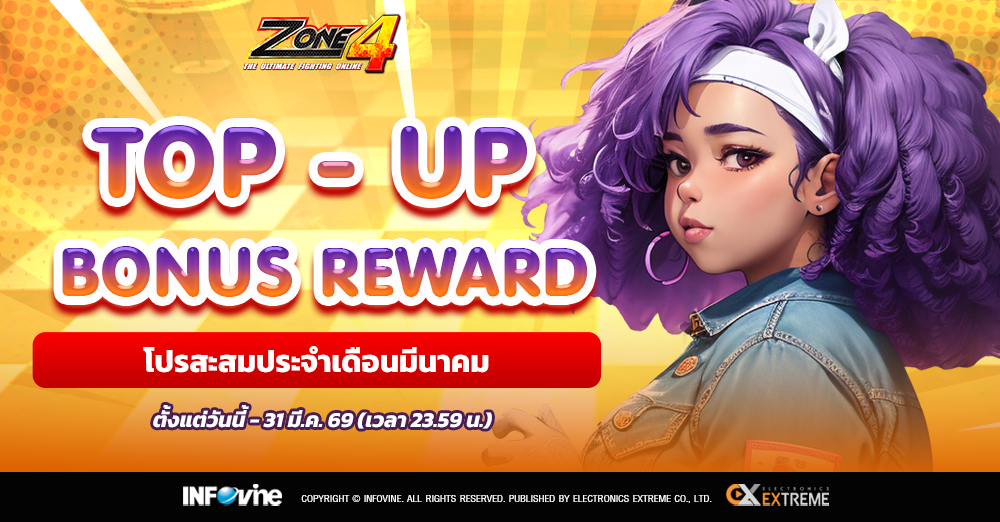 Zone4 Top-up Bonus Reward