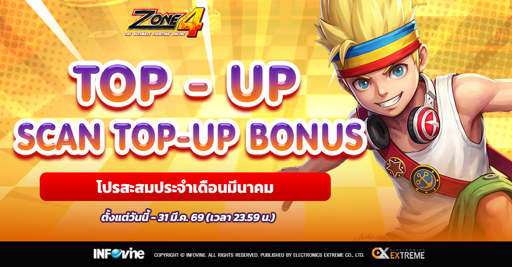 Zone4 Scan Top-up Bonus Reward
