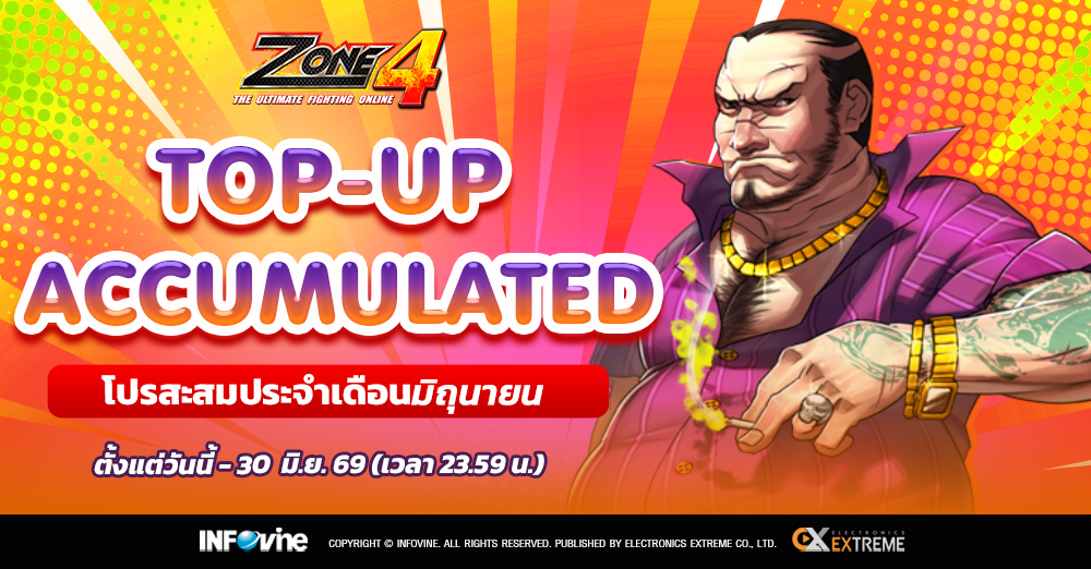 Zone4 Top Up Accumulated