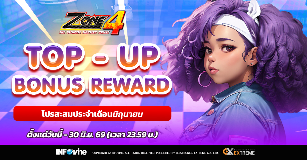 Zone4 Top-up Bonus Reward