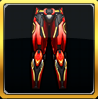 Nano Laminate Crimson Legguards