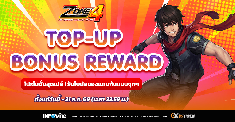 Zone4 Promotion Top-up Bonus Reward