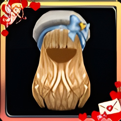 White Day Beret Hair