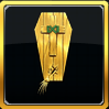 Gold Skeleton Casket