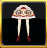 White Fancy Halloween Pants